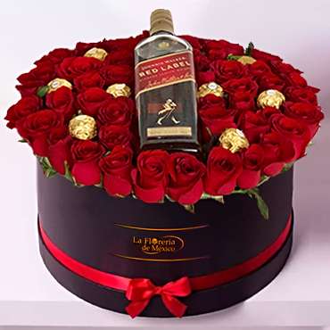 Box of Roses, Ferrero and Johnnie Walker